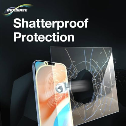BoxWave Screen Protector Compatible with My Arcade Pac-Man Micro Player Pro - ClearTouch Anti-Glare ToughShield 9H (2-Pack), Anti-Glare 9H Tough Flexible Film Screen Protector