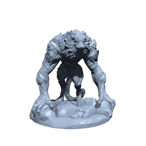 Bloodpelt, The Crimson Stalker | WereTiger Miniature for Tabletop Games Like D&D and War Gaming Medium (Normal Size)