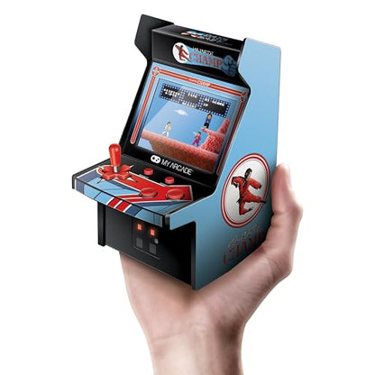 My Arcade Karate Champ Micro Player Arcade Machine: Fully Playable, 6.75 Inch Collectible, Color Display, Speaker, Volume Buttons, Headphone Jack - Electronic Games - style: Karate Champ