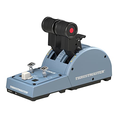 Thrustmaster TCA Quadrant Airbus Edition Flight Sim Throttle - PC | Detents, switches, thrust reversers, 2 axes, 16 buttons, Hall-Effect sensors, linear mode, for realistic cockpit control - style: Quadrant