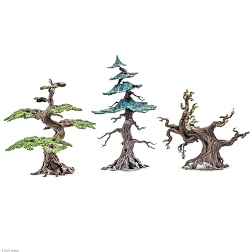 Dungeons & Lasers Trees Pack DND Accessories Set, Includes 10 Trees, from Archon Studio