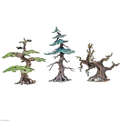 Dungeons & Lasers Trees Pack DND Accessories Set, Includes 10 Trees, from Archon Studio