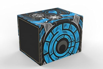 Vault- TCG/MTG 100+ Card Color Combo Deck Box (White/Blue/Black) - color: White/Blue/Black