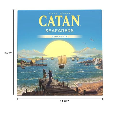 CATAN Seafarers Board Game Expansion (6th Edition) Strategy Game for Kids and Adults, Ages 12+, 3-4 Players, 60 Minute Playtime, Made by Catan Studio