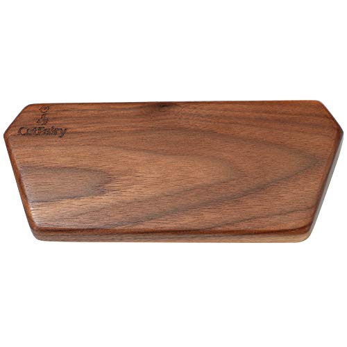 Wooden Keyboard Palm Rest - Walnut Wrist Guard, Solid Wood Mouse Pad - Black Walnut, 6.9in - color: Black Walnut, size: 6.9in