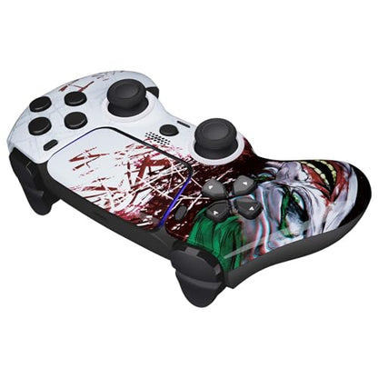 MODDEDZONE M Series Custom controller for PS5 - Wireless, OEM-Quality Custom Designs for Playstation 5 Controller- Diverse & Unique Styles for Enhanced Gaming (Cloun Ha Ha) - color: Cloun Ha Ha