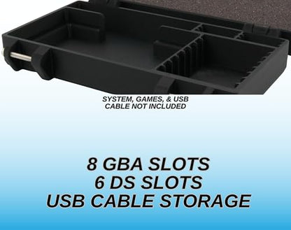 DS Lite Compatible Protective Carrying Case - Holds GBA, DS Games, & USB Cable