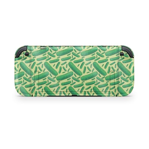 Glossy Glitter Gaming Skin Compatible with Nintendo Switch 2 Console Only - Pickles - Premium 3M Vinyl Protective Wrap Decal Cover - Easy to Apply | Crafted in The USA by MightySkins - color: Pickles, size: Switch 2 Console Skin Only, style: Glossy Glitte