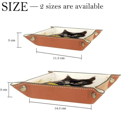 Black Cat Yellow Daisy Dice Tray Dice Rolling Tray Folding Dice Holder for Dice Games, Like RPG, DND and Other Table Games - color: Multi 13