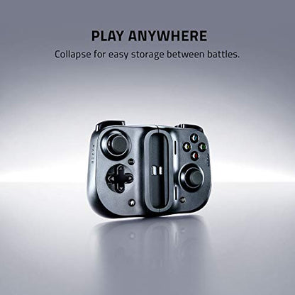 Razer Kishi Mobile Game Controller/Gamepad for iPhone iOS: Works with most iPhones – X, 11, 12, 13, 13 Max - Apple Arcade, Amazon Luna, Google Stadia - Lightning Port Passthrough - MFi Certified - style: For iPhone