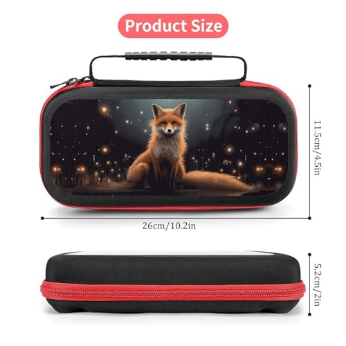 AoHanan Switch Carrying Case Galaxy Fox Switch Game Case with 20 Games Cartridges Hard Shell Travel Protection Storage for Console & Accessories - color: Galaxy Fox