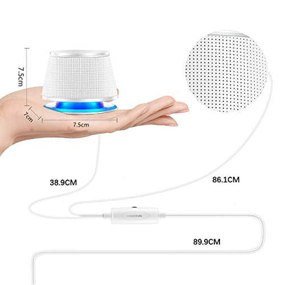 Sanyun SW102 Computer Speakers, 5Wx2, Deep Bass from Compact Cabinet, Stereo 2.0 USB Powered 3.5mm Aux Multimedia Speakers, Built-in Passive Bass Radiators, PC Laptop Desktop Speakers, White - color: White