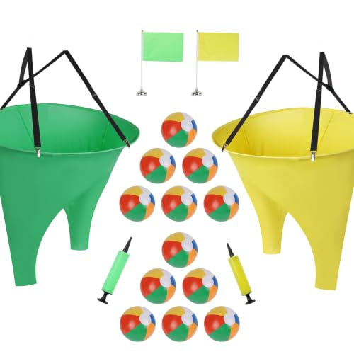 24Pcs Granny Pants Yard Game Funny Field Day Outdoor Games for Adults Kids and Family Gaint Pant Set for Brithday Party Tossing Games Activities for Groups - size: 2 Small