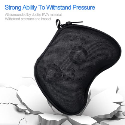 Tiswell Hard Travel Case for Nintendo Switch 2 Pro Controller, Switch 2/1 Pro Gaming Carrying Case, Wireless Switch Controller Hard Shell Home Travel Protective Cover Storage Carry Bag,Black