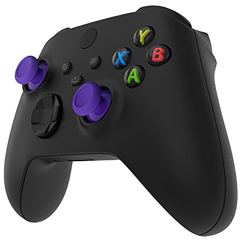 eXtremeRate Replacement Thumbsticks for Xbox Series X & S Controller, Joysticks Repair Kit for Xbox Wireless Controller, Custom Analog Stick Buttons for Xbox One S/X/Elite Controller - Purple - color: Purple