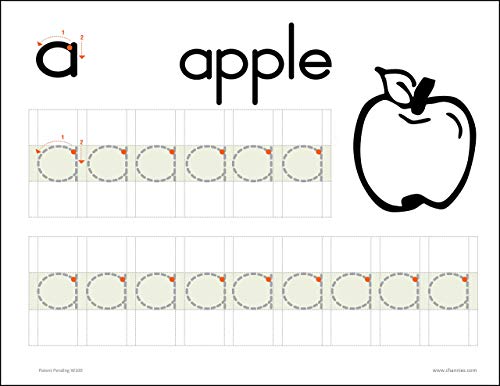 Channie’s My First Letters, Pre K - Kindergarten Writing Workbook, Fun Way to Practice Letter Tracing for Kids Ages 3-5, Easy to Follow, Color-Coded, 40 Double-Printed Worksheets - style: My First Letters