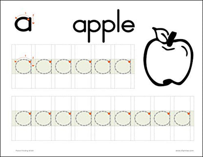 Channie’s My First Letters, Pre K - Kindergarten Writing Workbook, Fun Way to Practice Letter Tracing for Kids Ages 3-5, Easy to Follow, Color-Coded, 40 Double-Printed Worksheets - style: My First Letters
