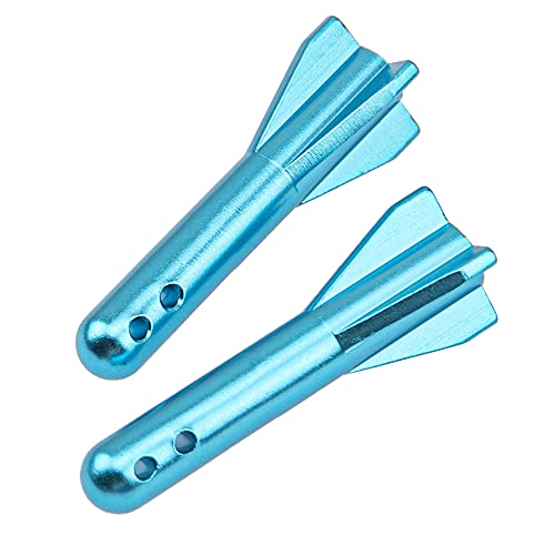 2Pack Aluminum Alloy RC Battery Cover Post Compatible with HSP Himoto Redcat Lightning EPX Tornado 94123 94111 94107 94118 1/10 RC Car Truck