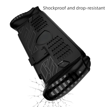 Protective Cover Case for MSI Claw 8 EX AI+ Gaming Handheld Console with Stand Base, Ergonomic Grip Cover Shockproof TPU Protective Sleeve for MSI Claw 8 EX AI+ Accessories