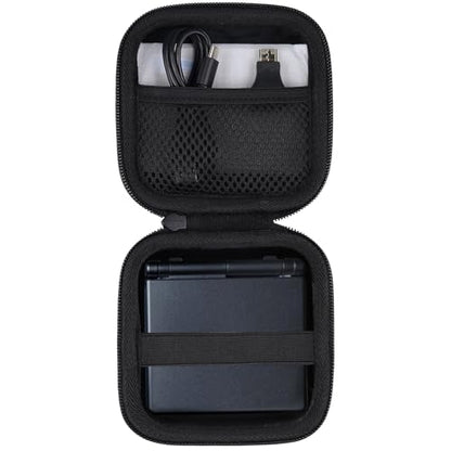 Khanka Hard Case for Anbernic RG Rotate/RG34XXSP/RG35XXSP Retro,Black | EVA Hard Shell, Hand Strap Portability, Soft Interior Lining, Secure Custom Fit, Smooth Zipper Opening, Protective Case Only - style: Black