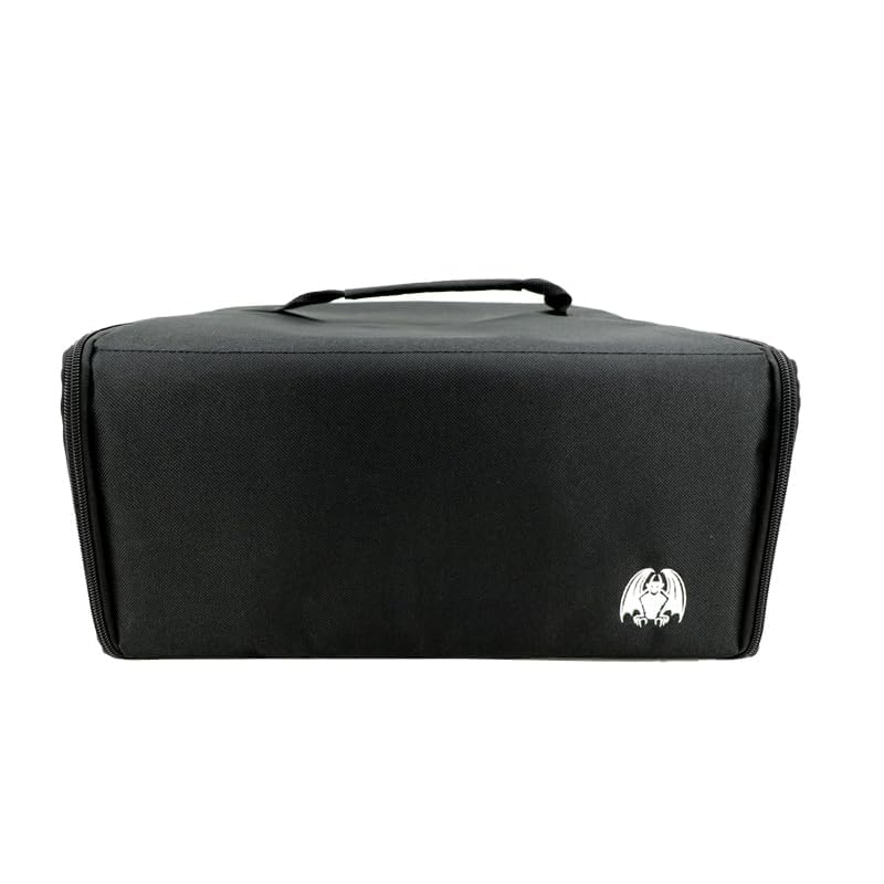 Miniature Storage Case - Foam Slot Case for Miniatures - Miniature Carrying Case with Handle - Miniatures Carrying Case - Grinning Gargoyle (30mm Bases) - style: 30mm Bases