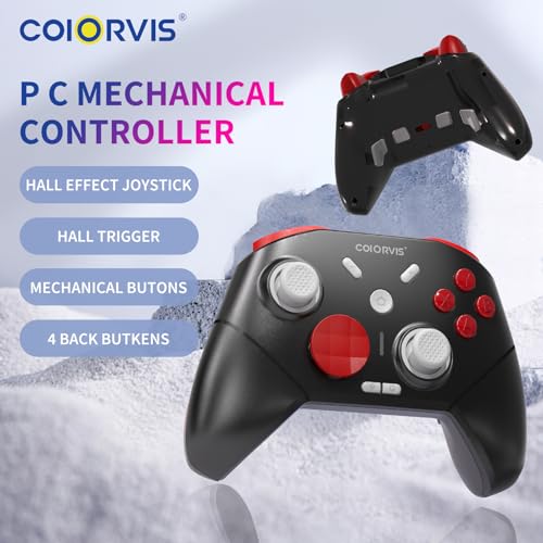 COIORVIS Switch Controllers Compatible with Switch2/Switch/Lite/OLED/Steam Deck/Android/IOS, Programming Wireless Pro Controller with Motion Control, Vibration, Wake-up, Turbo, Screenshot