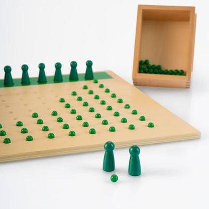 Premium Montessori Math Materials Kit 3| Complete 12-in-1 Curriculum Set for Kids 3-12 ,Stamp Game, Bead Boards, Snake Games, Clock , Homeschool & Classroom Materials ,12 kg/27lbs (Math Series Kit 3) - color: Math Series Kit 3