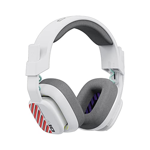 Logitech G Astro A10 Gen 2 Wired Gaming Headset - White/PS Edition | 3.5mm Headphone Jack, 32mm Drivers, Flip-to-Mute Mic, Over-Ear Cup Design - color: White/PS Edition