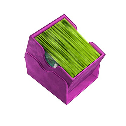 GameGenic Deck Box – Sidekick XL Purple 100CT – Durable and Sturdy TCG, OCG, CCG Card Storage – Compatible with Pokemon, Yugioh, Commander, and MTG Magic: The Gathering Cards - color: Purple