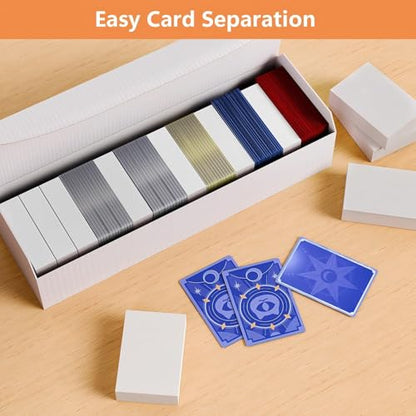 Trading Card Dividers for Storage Boxes - 24PCS High-Density Foam Card Spacer Blocks, Bulk Box Divider, Card Storage Supplies for MTG, TCG, Baseball & Sports (White) - style: 24PCS