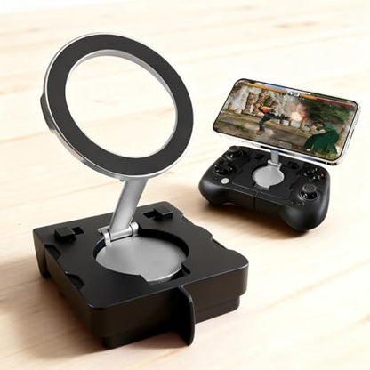 Uonekamo Mobile Clip for GameSir X4 Aileron Controller,Adjustable Phone Mount Holder for Android, Split Design with Travel Case, Compatible with Diablo Immortal, Fortnite, Minecraft & More