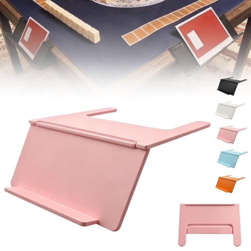 Mahjong Card Holder for Table, Under Mat Slide in Stand Angled Viewing Rack Foldable 3D Printed Space Saving Accessory for American Mahjong Mat (03) - color: A - 03