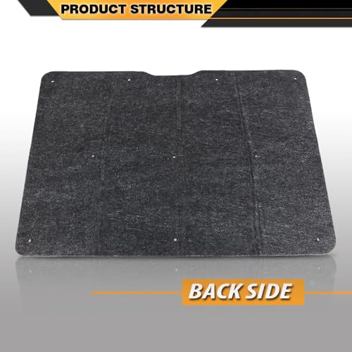 CNNELL Under Hood Insulation Pad 1/2 Inch Thick Compatible with Buick Regal 1981-1987 - style: 1981-1987 Buick Regal