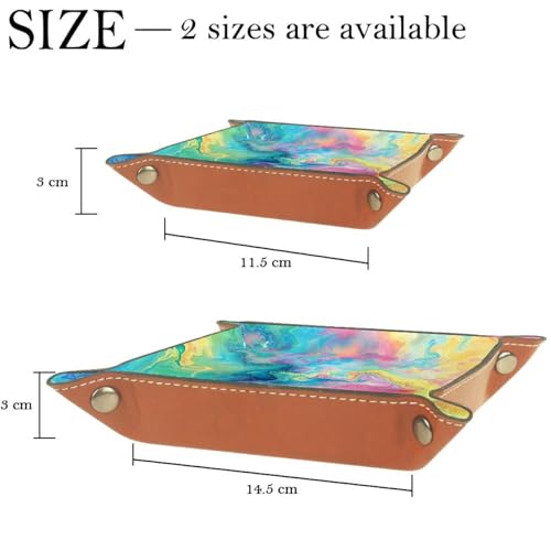 Tie Dye Dice Tray Dice Rolling Tray Folding Dice Holder for Dice Games, Like RPG, DND and Other Table Games - color: Multi 8