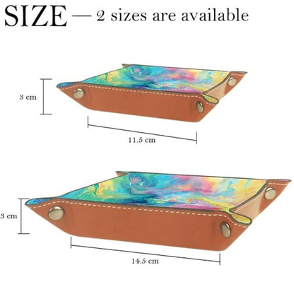 Tie Dye Dice Tray Dice Rolling Tray Folding Dice Holder for Dice Games, Like RPG, DND and Other Table Games - color: Multi 8