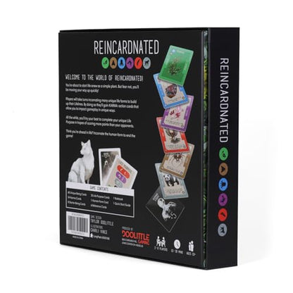 Reincardnated by Doolittle Gaming - A Turn-Based Deck Drafting Card Game - Strategy Party Game for 2-6 Players on Family Game Night