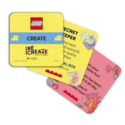 LEGO Recreate Activity Cards – Magic | Fantasy Building Game with 30+ Activity Cards & 25 LEGO Elements | Ages 6+ - style: Magic
