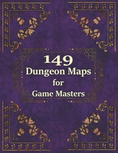 149 Dungeon Maps for Game Masters: GM aid for fantasy TTRPGs (Fantasy Tabletop Gaming Maps)