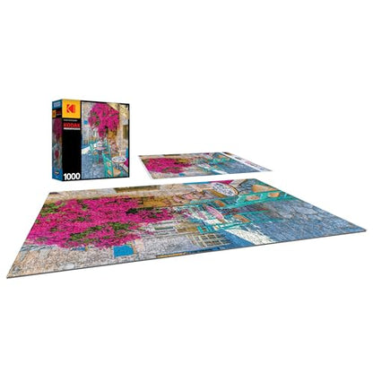 RoseArt - Kodak Premium - Village Areopoli - 1000 Piece Jigsaw Puzzle for Adults - style: Village Areopoli