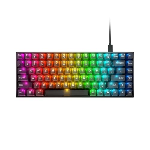 Lenovo Legion K510 Mini Pro Wired Mechanical Gaming Keyboard - 75% Compact Design, RGB Illumination, Hot-Swappable Mechanical Switches, Programable Keys - style: K510 Mini