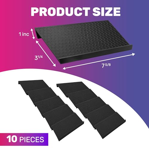 Trading Card Display Risers for Zion Cases - Tiered Display Stand for Zion Cases & Retail Glass - Graded Card Display Stand for MTGG & Sports Cards - 10 Pack - Made in USA