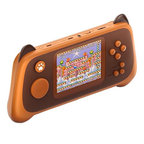 Handheld Game Console with 666 Classical FC Games Retro Mini Game Machine 3.0-Inch Color Screen Support for TV Output , Presents Birthday for Friends (Orange) - color: Orange