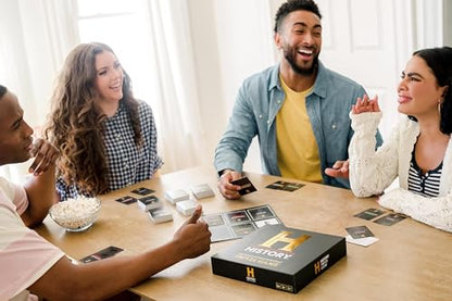 HISTORY Channel Trivia Game Deluxe – 2400 General Knowledge Questions Including 80s & 90s Trivia | HISTORY Trivia Card & Party Game for Adults, Families & Board Game Night – Great Gift for Dad & Gen X