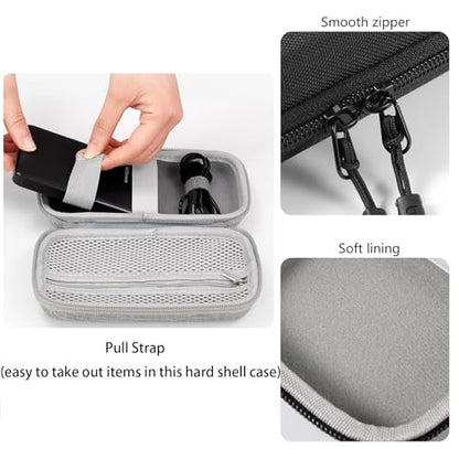 Diabetes Travel Case EVA Hard Shell Diabetic Supplies Bag Organizer for Blood Sugar Testing Kit, Glucose Monitor Kit with Meter, Glucose Test Strips, Lancets, Lancing Device, Alcohol Wipe (Black) - color: Black
