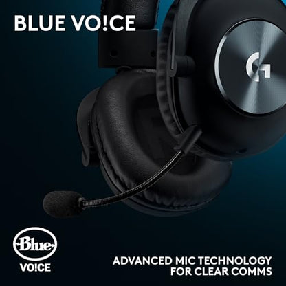 Logitech G Pro X SE Wired Gaming Headset with Microphone: Detachable Microphone, DTS Headphone:X 7.1, for PC, Xbox One, Xbox Series X|S, PS5, PS4, Includes USB DAC - Black - size: Wired, style: Special Edition