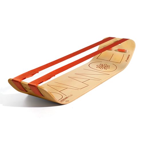 GIBBON SlackBoard, Balance Board Kids & Adults, Slackline Balance Trainer | 1 & 2 Line Options, Slack Board, Core Workout Equipment, Home Gym Training, Standing Desk Exercise, Yoga, Agility, Pilates - color: Balance Plus- 2 Line