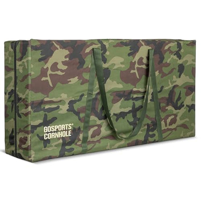 GoSports Premium Cornhole Carrying Case (Regulation Size or Tailgate Size) - style: Regulation Camo 4 X 2 Ft