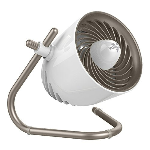 Vornado Pivot Personal Air Circulator Fan, 6-inch, Quiet Portable Travel Fan, 3 Speeds, Champagne - color: Champagne