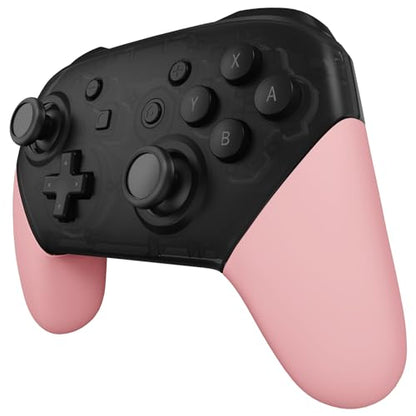 eXtremeRate Puffy Pink Replacement Handle Grips for Nintendo Switch Pro Controller, DIY Custom Hand Grip Shell for Nintendo Switch Pro - Controller NOT Included - color: Puffy Pink