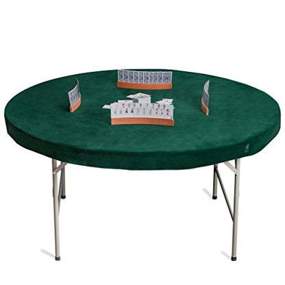 Yellow Mountain Imports Professional Grade Round Table Cover for Card Games, Mahjong, Board Games, Dice Games, and More